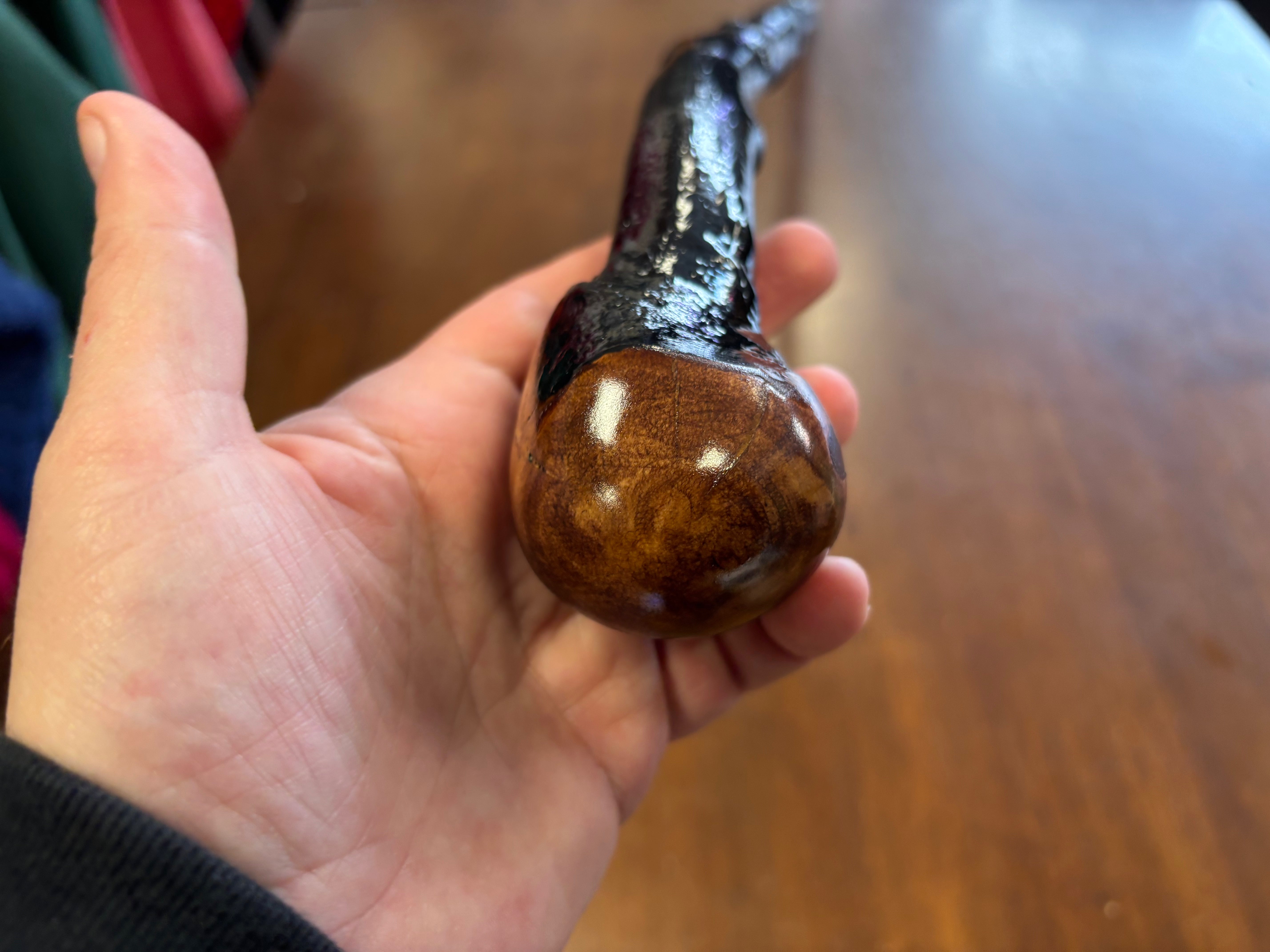 Blackthorn Walking Stick 37 1/2 inch - Handmade in Ireland