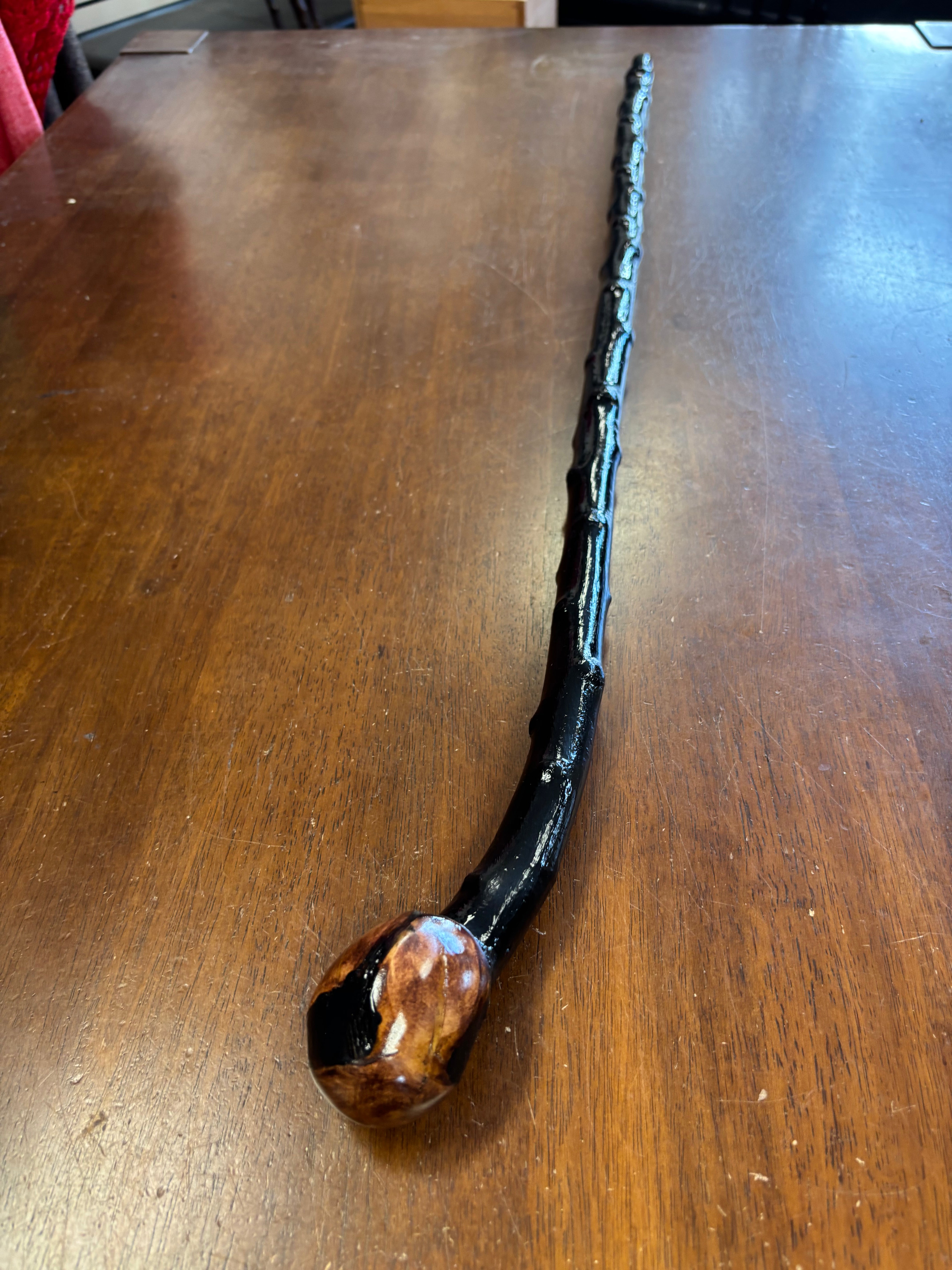 Blackthorn Walking Stick 37 1/2 inch - Handmade in Ireland