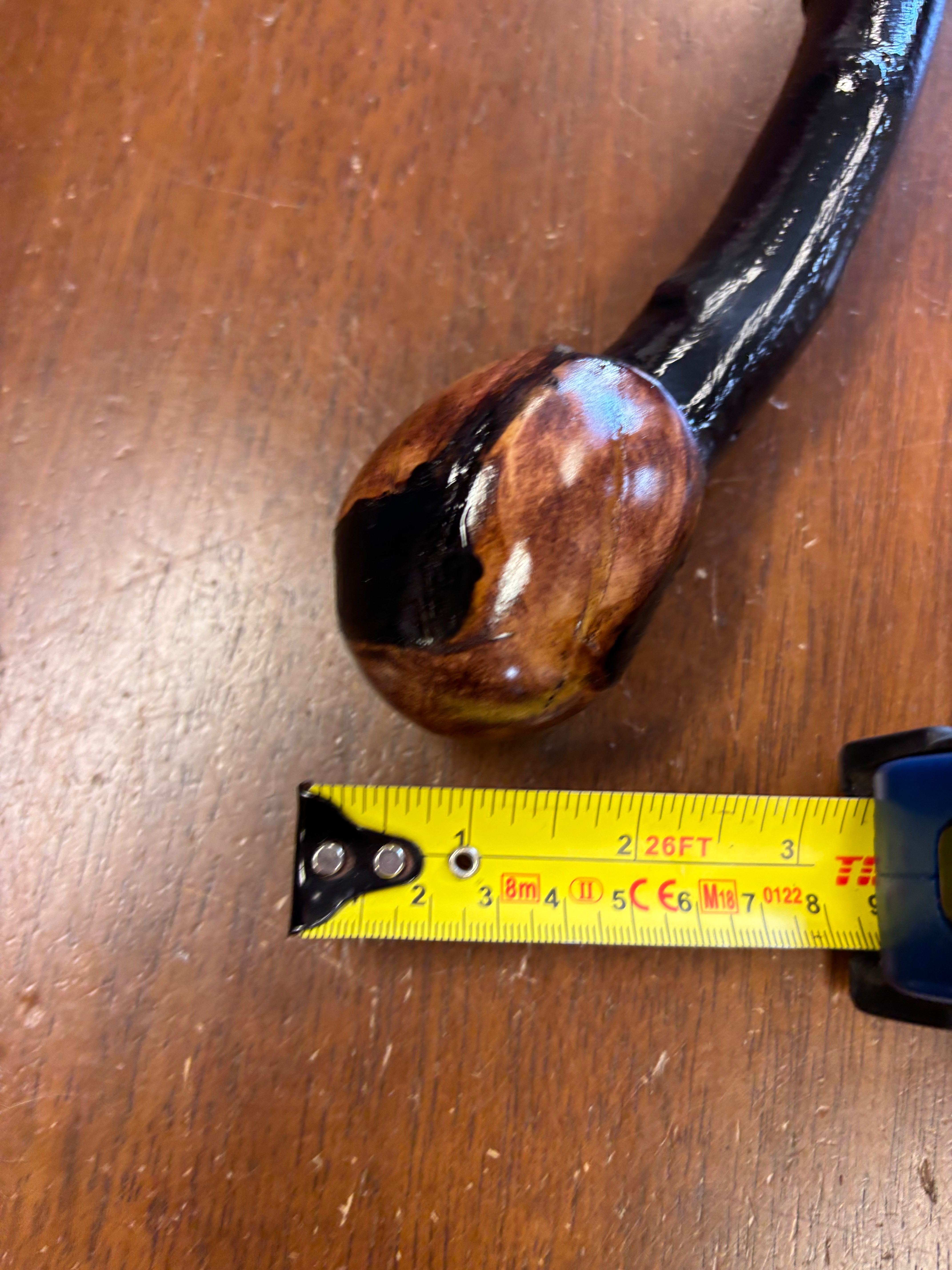 Blackthorn Walking Stick 37 1/2 inch - Handmade in Ireland