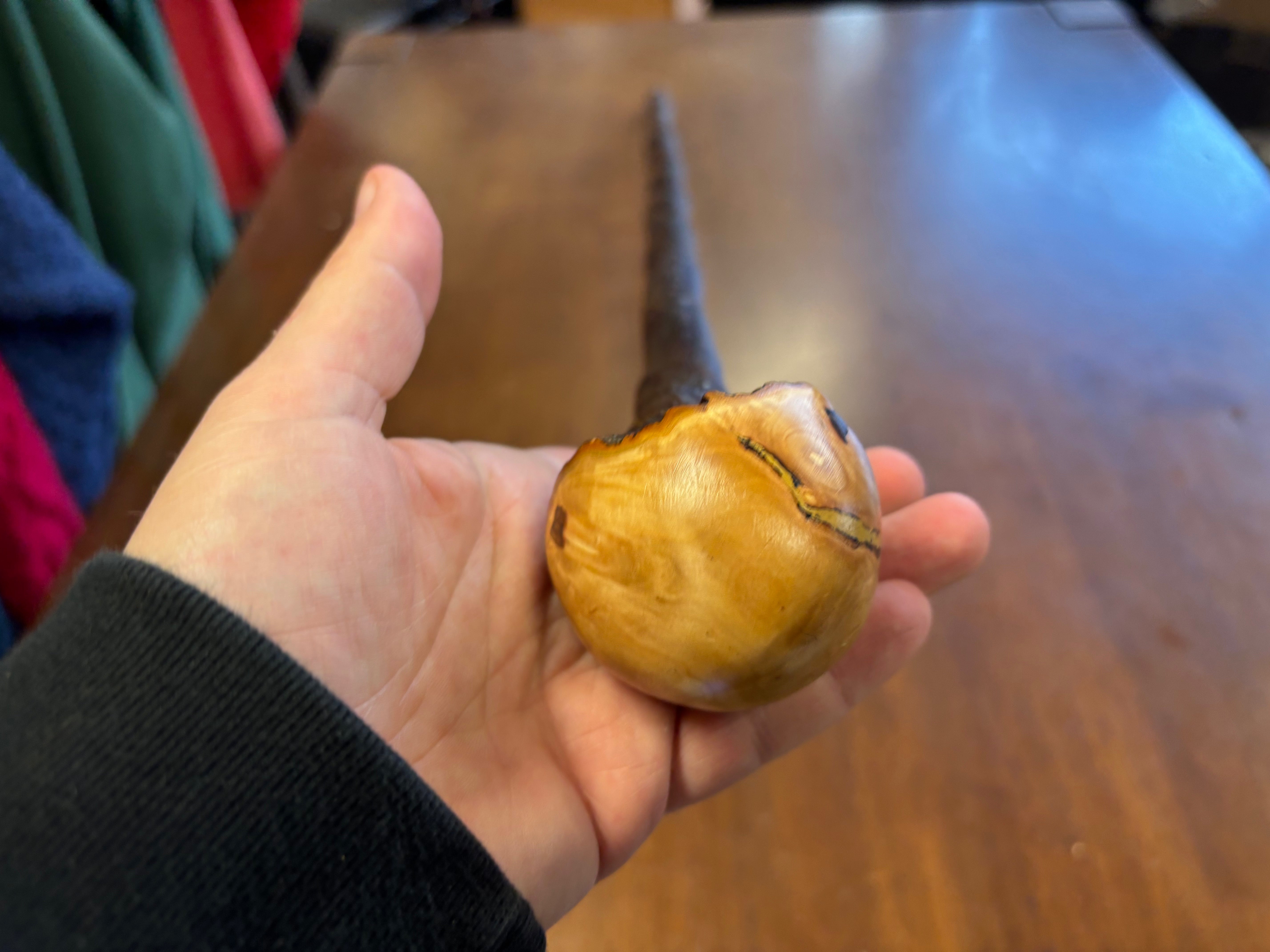 Blackthorn Walking Stick 38 1/2 inch - Handmade in Ireland