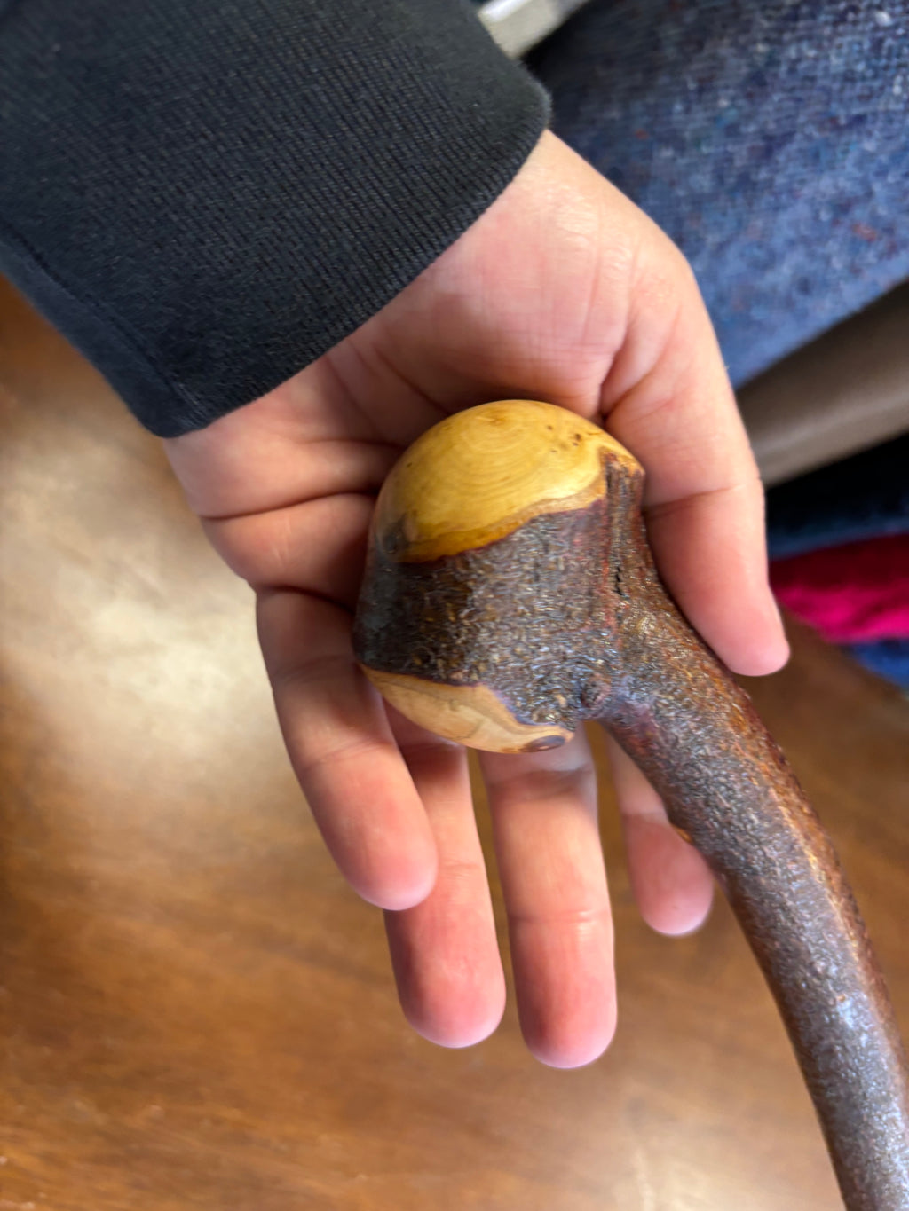 Blackthorn Walking Stick 37 1/4 inch - Handmade in Ireland