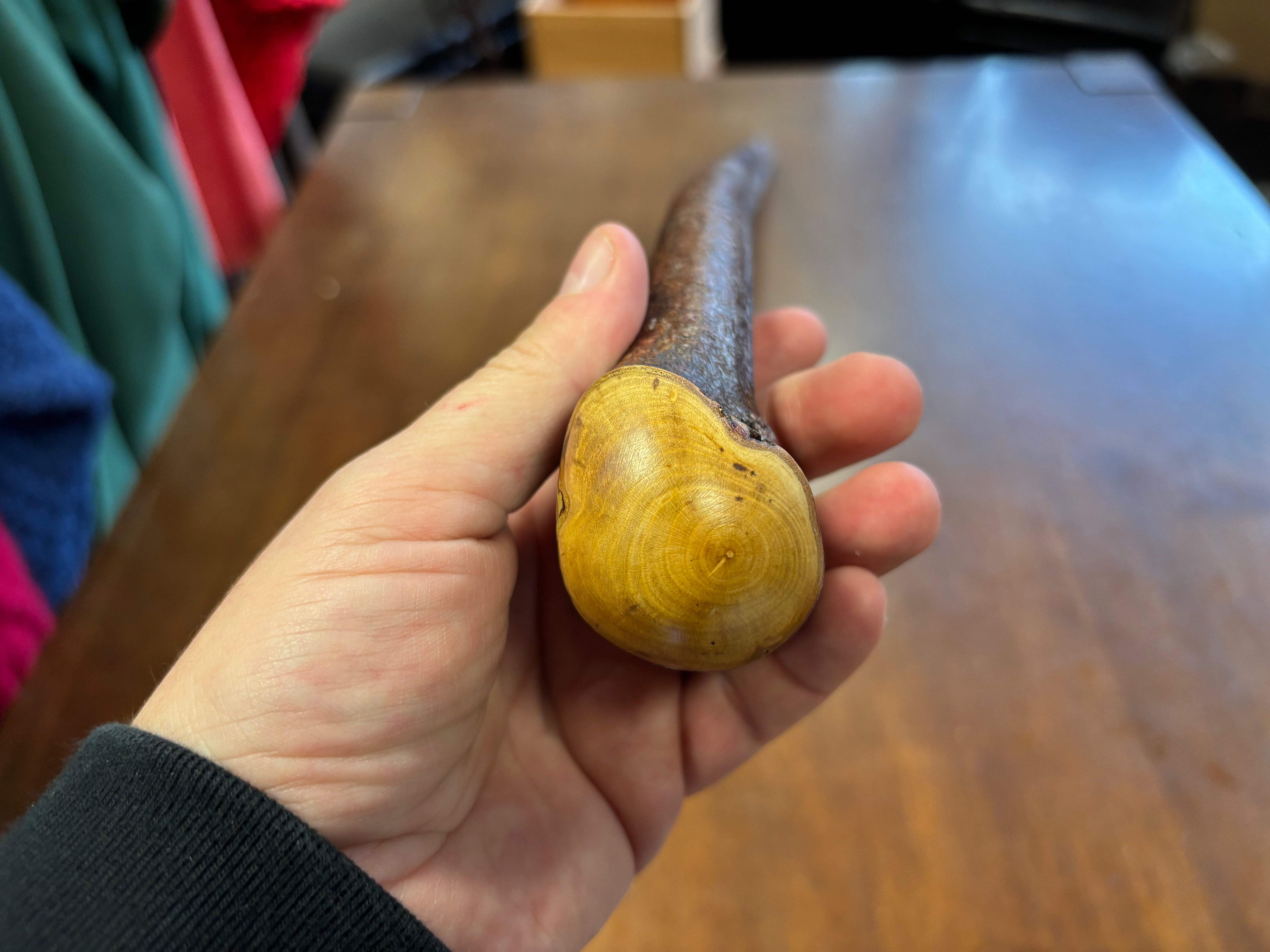 Blackthorn Walking Stick 37 1/4 inch - Handmade in Ireland