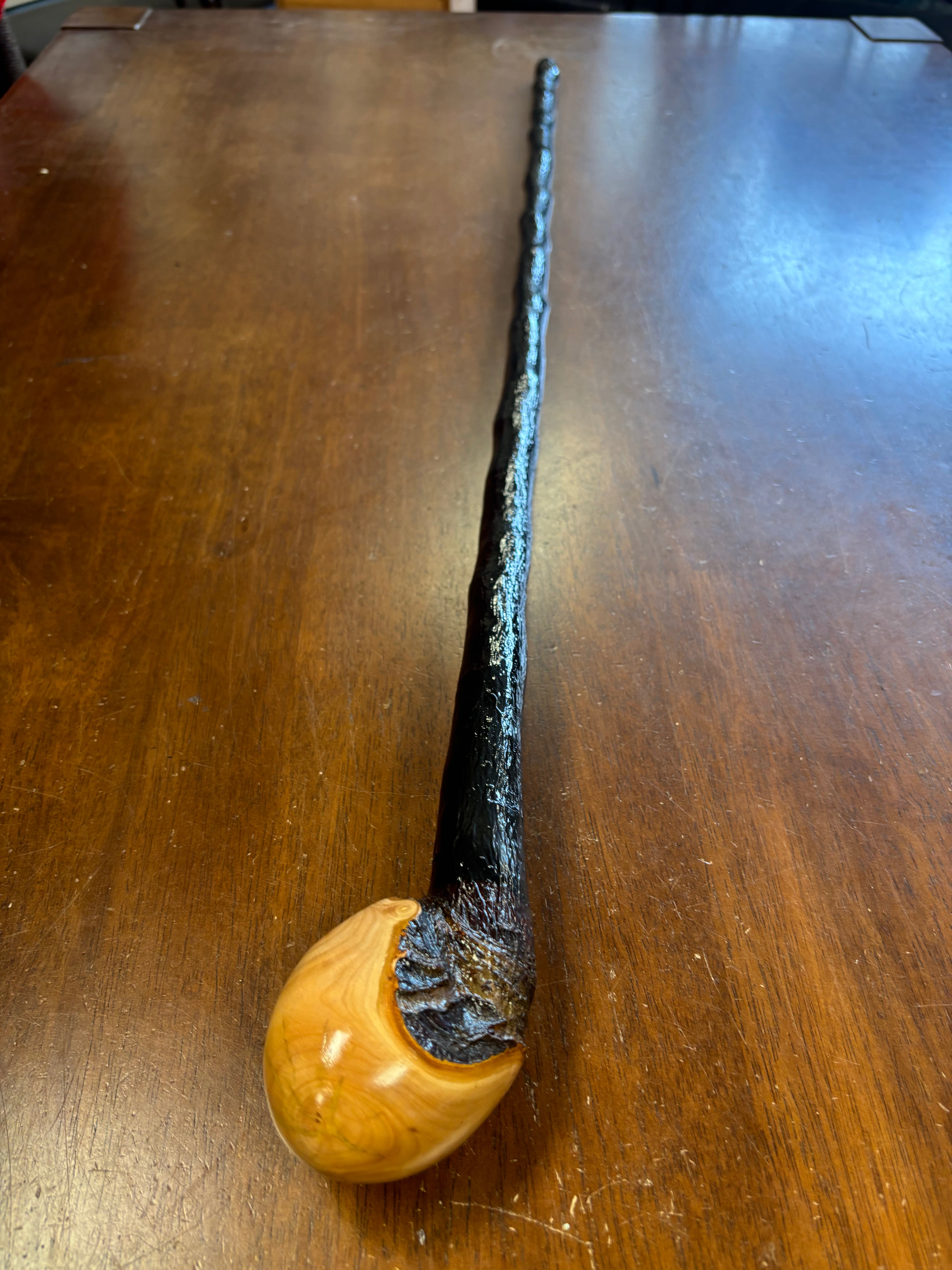 Blackthorn Walking Stick 36 1/2 inch - Handmade in Ireland