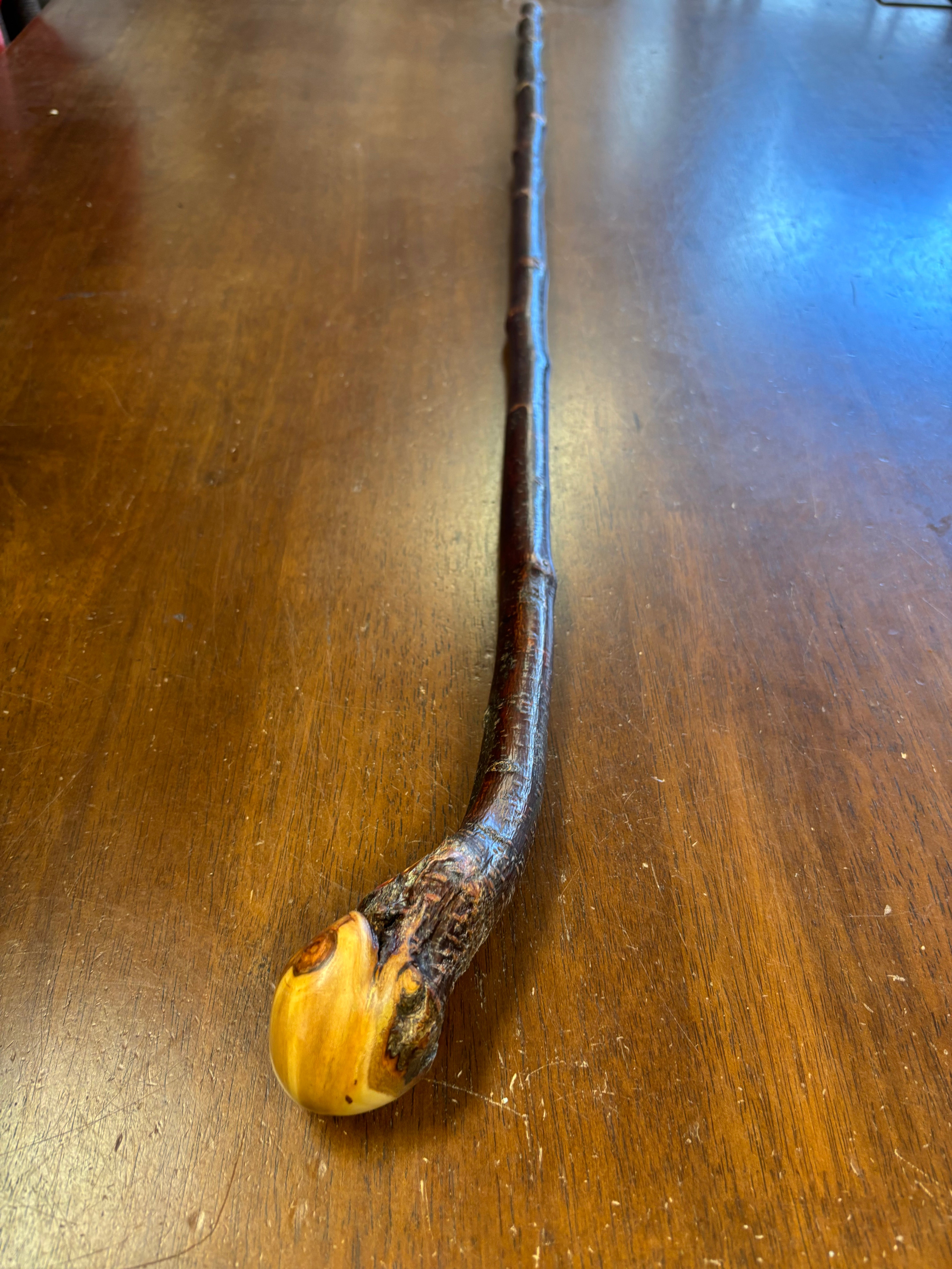 Blackthorn Walking Stick 37 1/2 inch - Handmade in Ireland