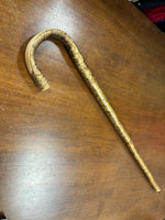 Hazel Walking Stick - 36 1/2 inch - crooked handle