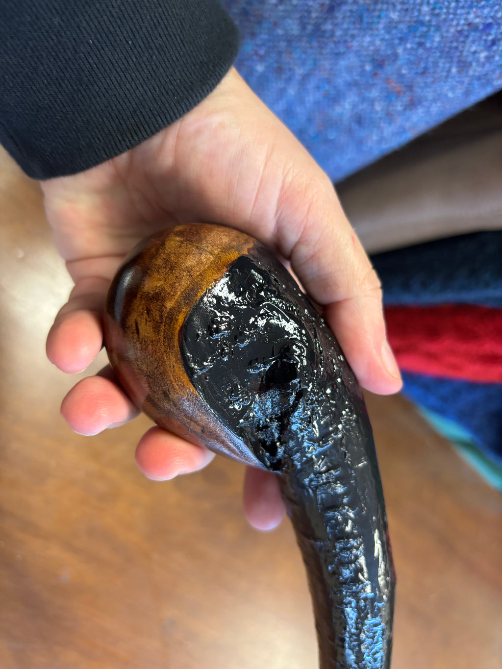 Blackthorn Walking Stick 37 1/2 inch - Handmade in Ireland