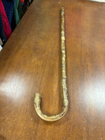 Hazel Walking Stick - 36 1/2 inch - crooked handle