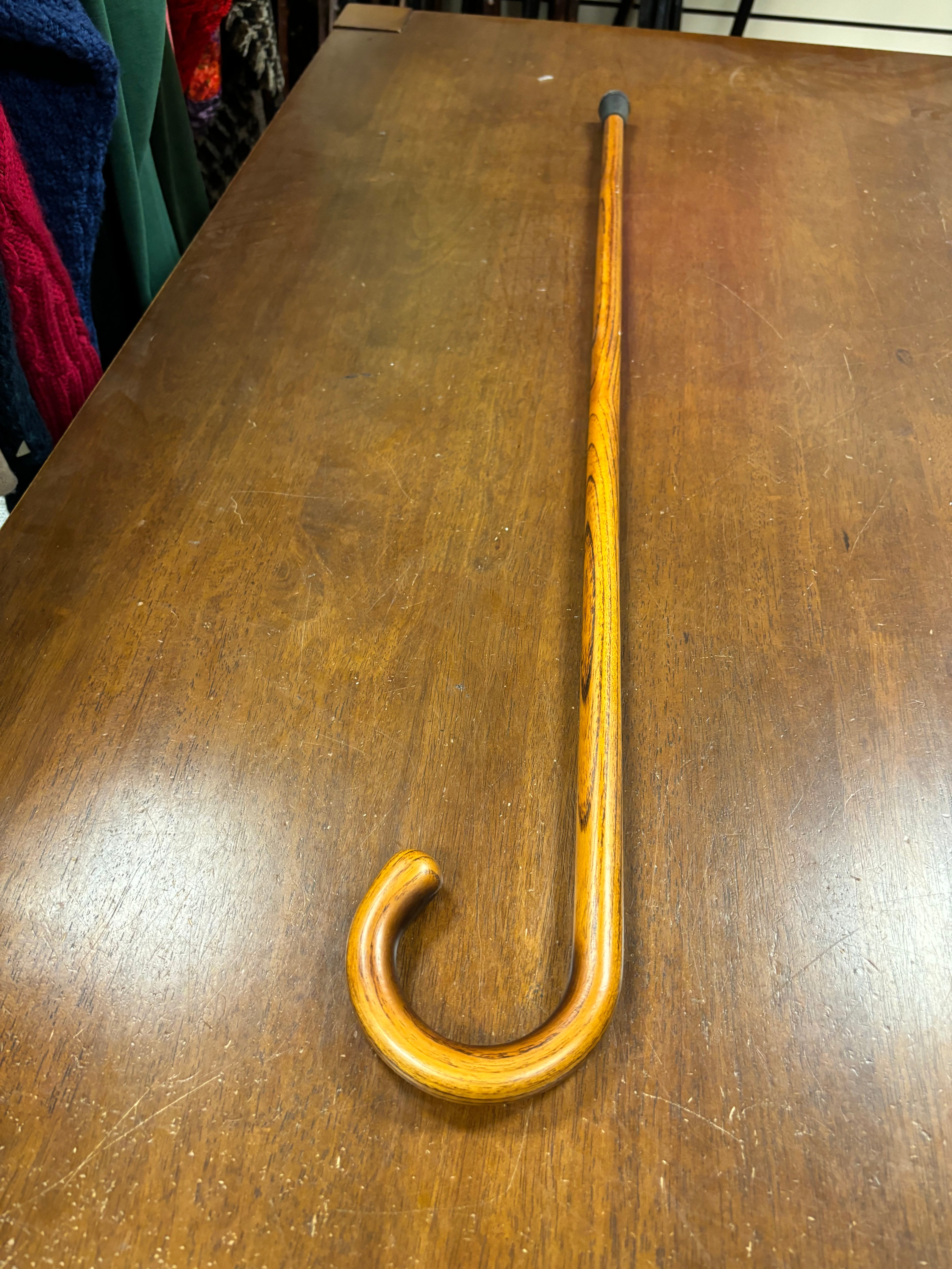 Irish Oak Walking Stick - 35 inch - crook handle