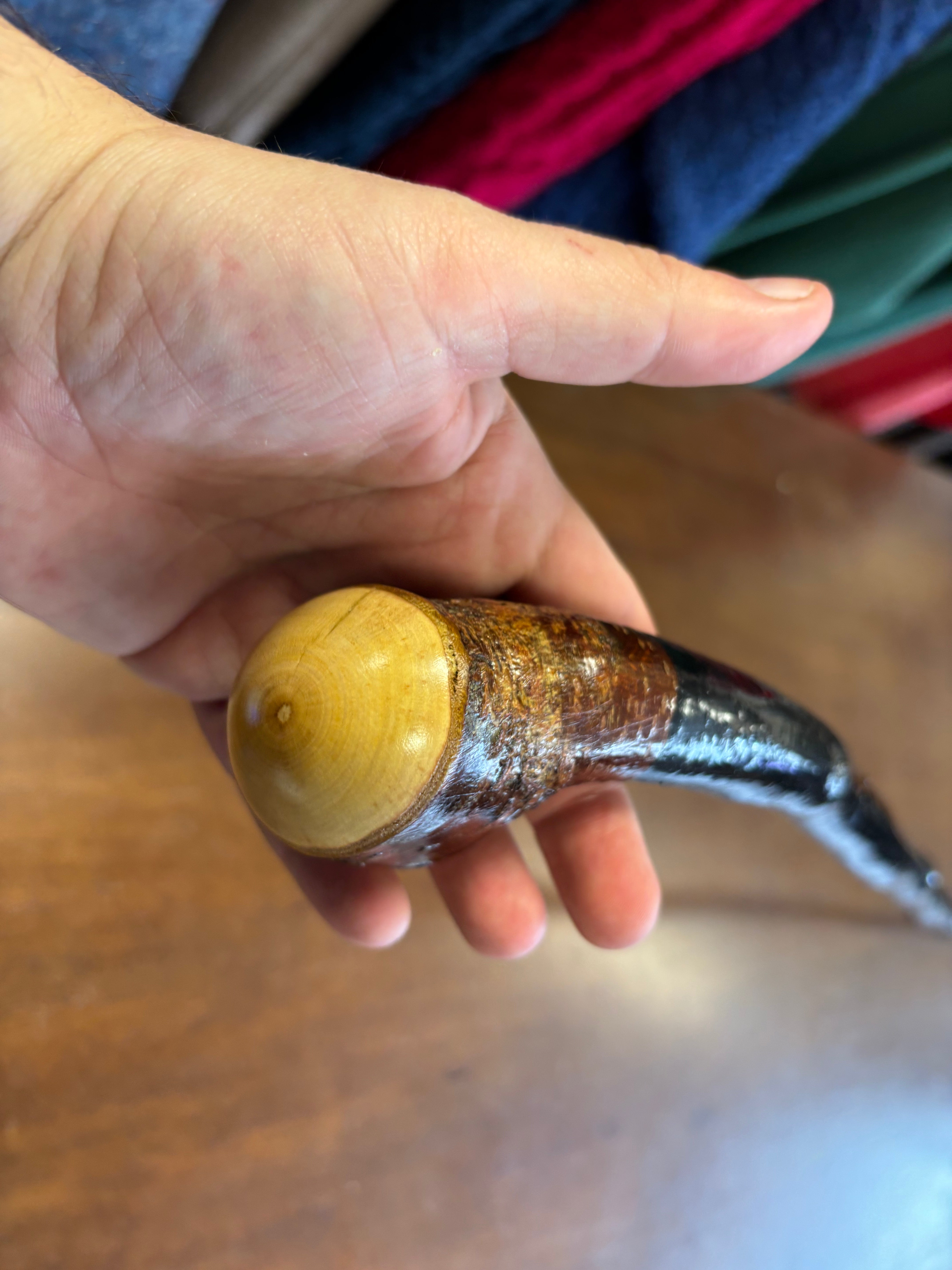 Blackthorn Walking Stick 36 1/2 inch - Handmade in Ireland