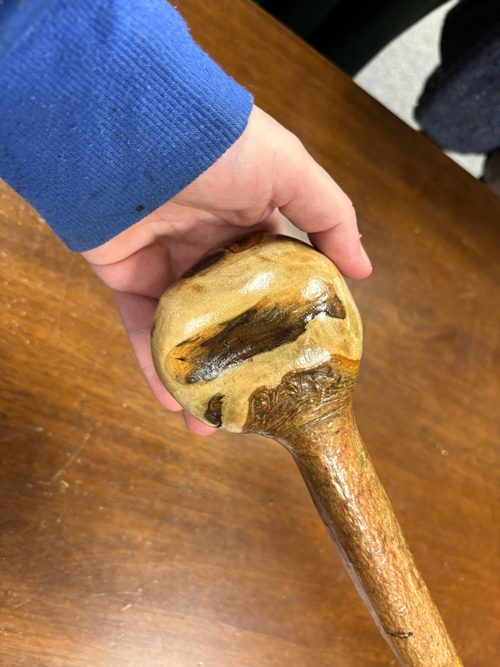 Irish Holly Walking Stick - 35 inch