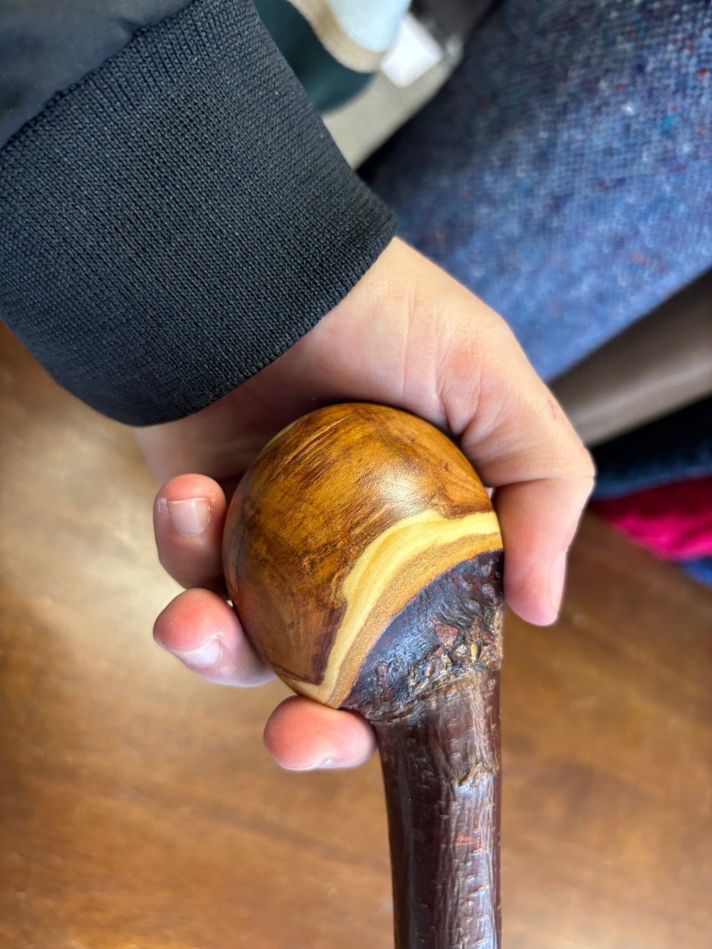 Blackthorn Walking Stick 38 1/2 inch - Handmade in Ireland