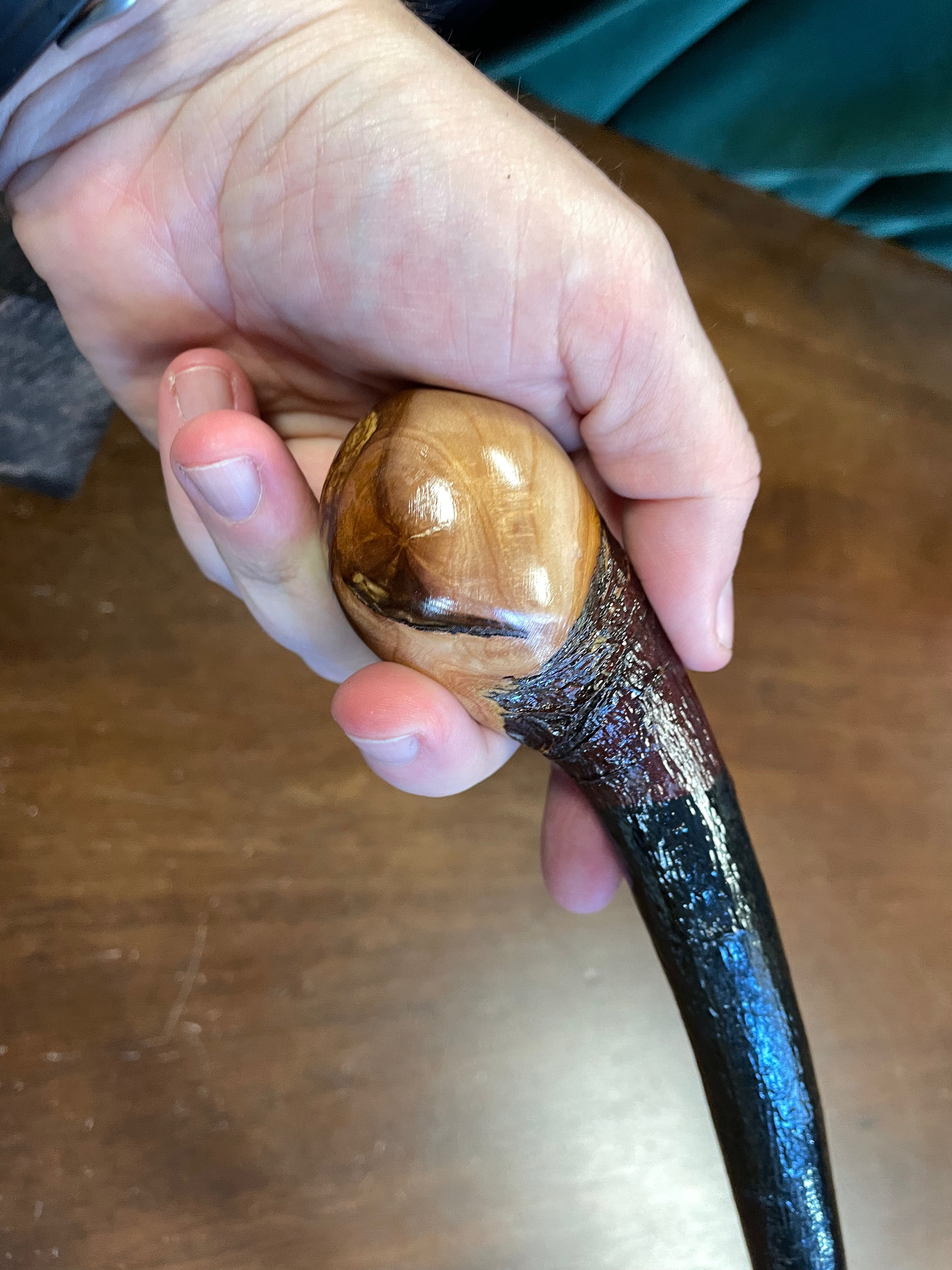 Blackthorn Walking Stick 39 1/4 inch  - Handmade in Ireland