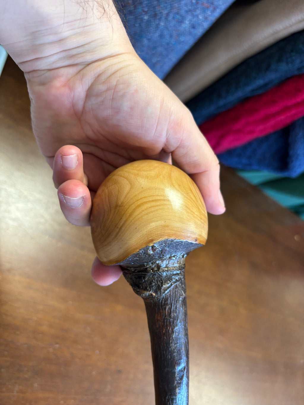 Blackthorn Walking Stick 39 inch - Handmade in Ireland