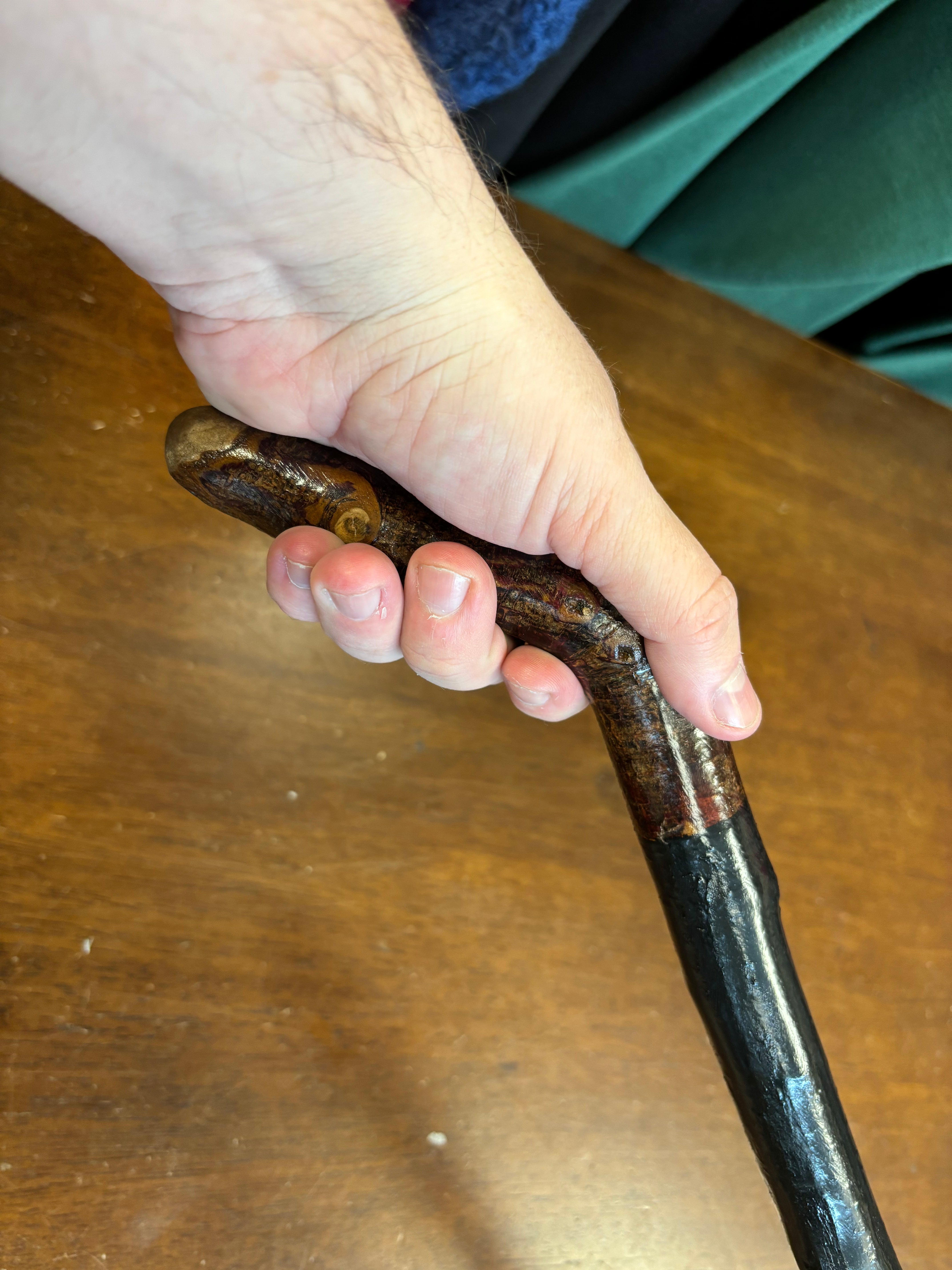 Blackthorn Walking Stick 35 1/2 inch  - Handmade in Ireland