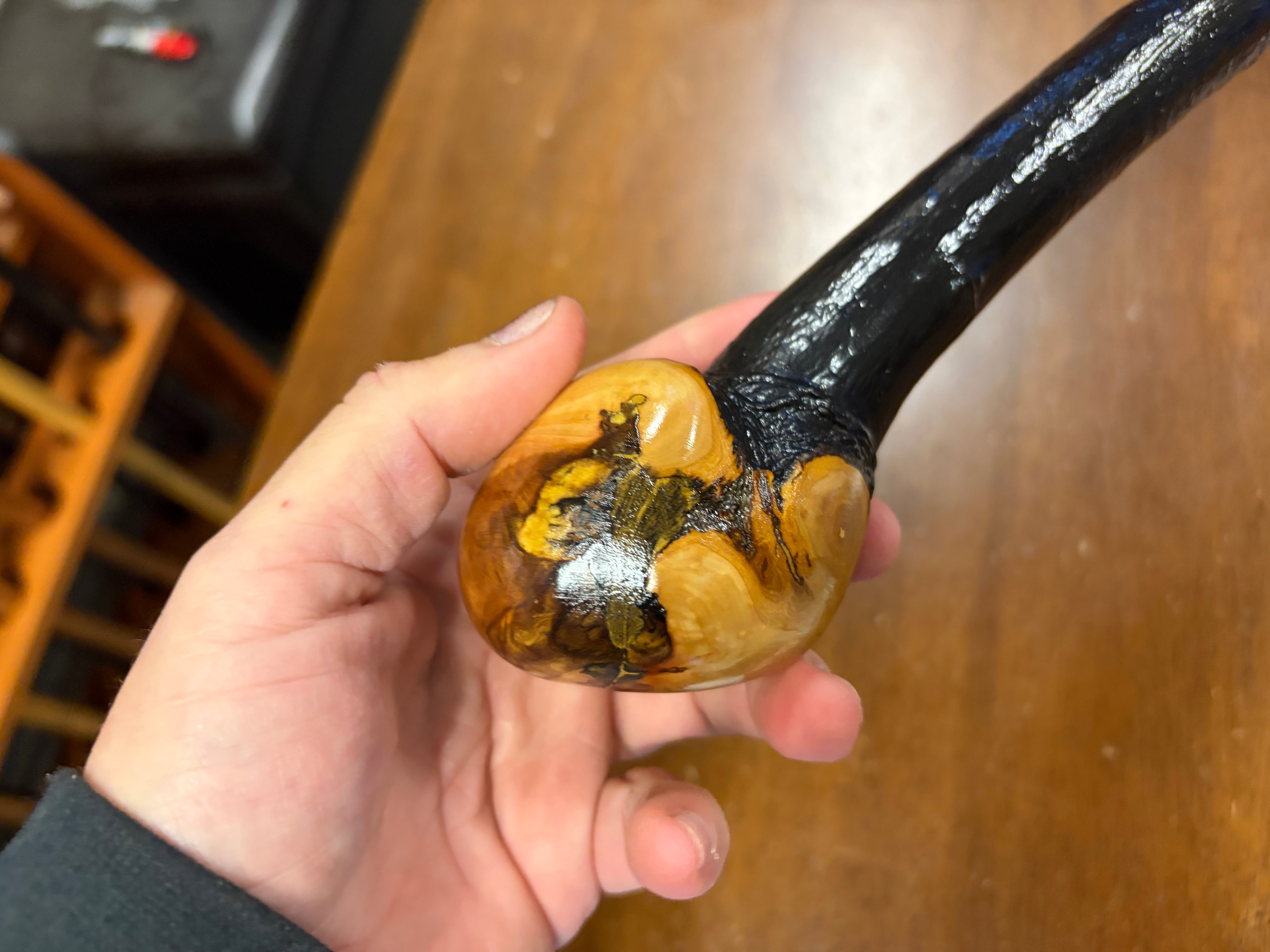 Blackthorn Walking Stick 37 1/4 inch - Handmade in Ireland – McCaffrey ...