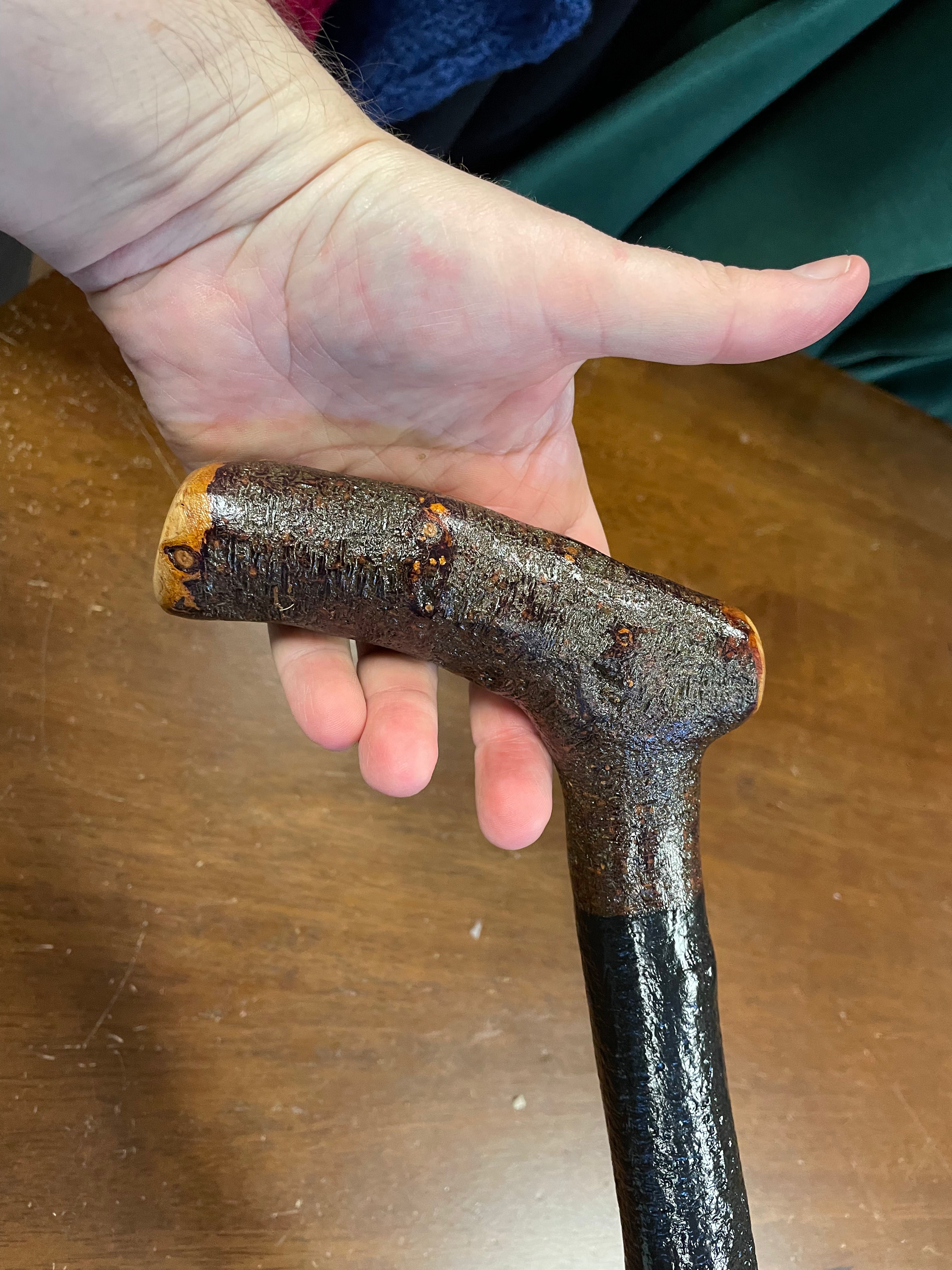 Blackthorn Walking Stick 31 inch  - Handmade in Ireland