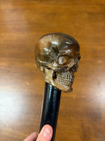 Skull Head Walking Stick – 42 inch ( can cut shorter) - the Dullahan Collection