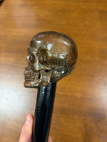 Skull Head Walking Stick – 42 inch ( can cut shorter) - the Dullahan Collection