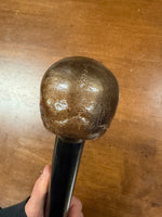 Skull Head Walking Stick – 42 inch ( can cut shorter) - the Dullahan Collection