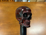 Skull Head Walking Stick – 42 inch ( can cut shorter) - the Dullahan Collection