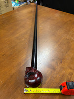 Skull Head Walking Stick – 42 inch ( can cut shorter) - the Dullahan Collection