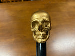 Skull Head Walking Stick – 42 inch ( can cut shorter) - the Dullahan Collection