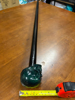 Skull Head Walking Stick – 42 inch ( can cut shorter) - the Dullahan Collection