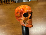 Skull Head Walking Stick – 42 inch ( can cut shorter) - the Dullahan Collection