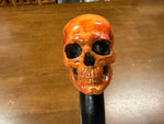 Skull Head Walking Stick – 42 inch ( can cut shorter) - the Dullahan Collection