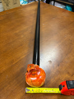 Skull Head Walking Stick – 42 inch ( can cut shorter) - the Dullahan Collection