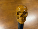 Skull Head Walking Stick – 42 inch ( can cut shorter) - the Dullahan Collection
