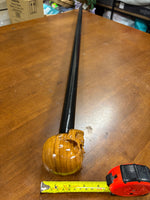 Skull Head Walking Stick – 42 inch ( can cut shorter) - the Dullahan Collection