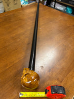 Skull Head Walking Stick – 42 inch ( can cut shorter) - the Dullahan Collection