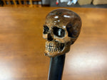 Skull Head Walking Stick – 42 inch ( can cut shorter) - the Dullahan Collection
