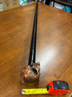 Skull Head Walking Stick – 42 inch ( can cut shorter) - the Dullahan Collection