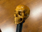 Skull Head Walking Stick – 42 inch ( can cut shorter) - the Dullahan Collection