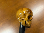 Skull Head Walking Stick – 42 inch ( can cut shorter) - the Dullahan Collection