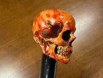 Skull Head Walking Stick – 42 inch ( can cut shorter) - the Dullahan Collection