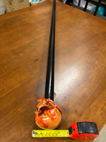 Skull Head Walking Stick – 42 inch ( can cut shorter) - the Dullahan Collection