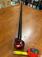 Skull Head Walking Stick – 42 inch ( can cut shorter) - the Dullahan Collection