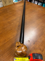 Skull Head Walking Stick – 42 inch ( can cut shorter) - the Dullahan Collection