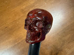 Skull Head Walking Stick – 42 inch ( can cut shorter) - the Dullahan Collection