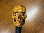Skull Head Walking Stick – 42 inch ( can cut shorter) - the Dullahan Collection