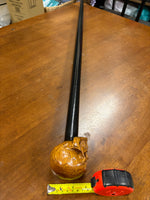 Skull Head Walking Stick – 42 inch ( can cut shorter) - the Dullahan Collection