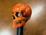 Skull Head Walking Stick – 42 inch ( can cut shorter) - the Dullahan Collection