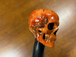 Skull Head Walking Stick – 42 inch ( can cut shorter) - the Dullahan Collection