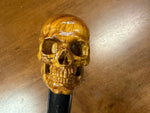 Skull Head Walking Stick – 42 inch ( can cut shorter) - the Dullahan Collection