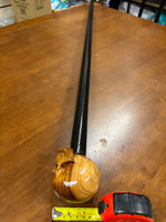 Skull Head Walking Stick – 42 inch ( can cut shorter) - the Dullahan Collection