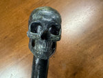 Skull Head Walking Stick – 42 inch ( can cut shorter) - the Dullahan Collection