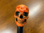 Skull Head Walking Stick – 42 inch ( can cut shorter) - the Dullahan Collection